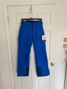 NWT blue Obermeyer Orion pant size small winter sport skiing snow pant